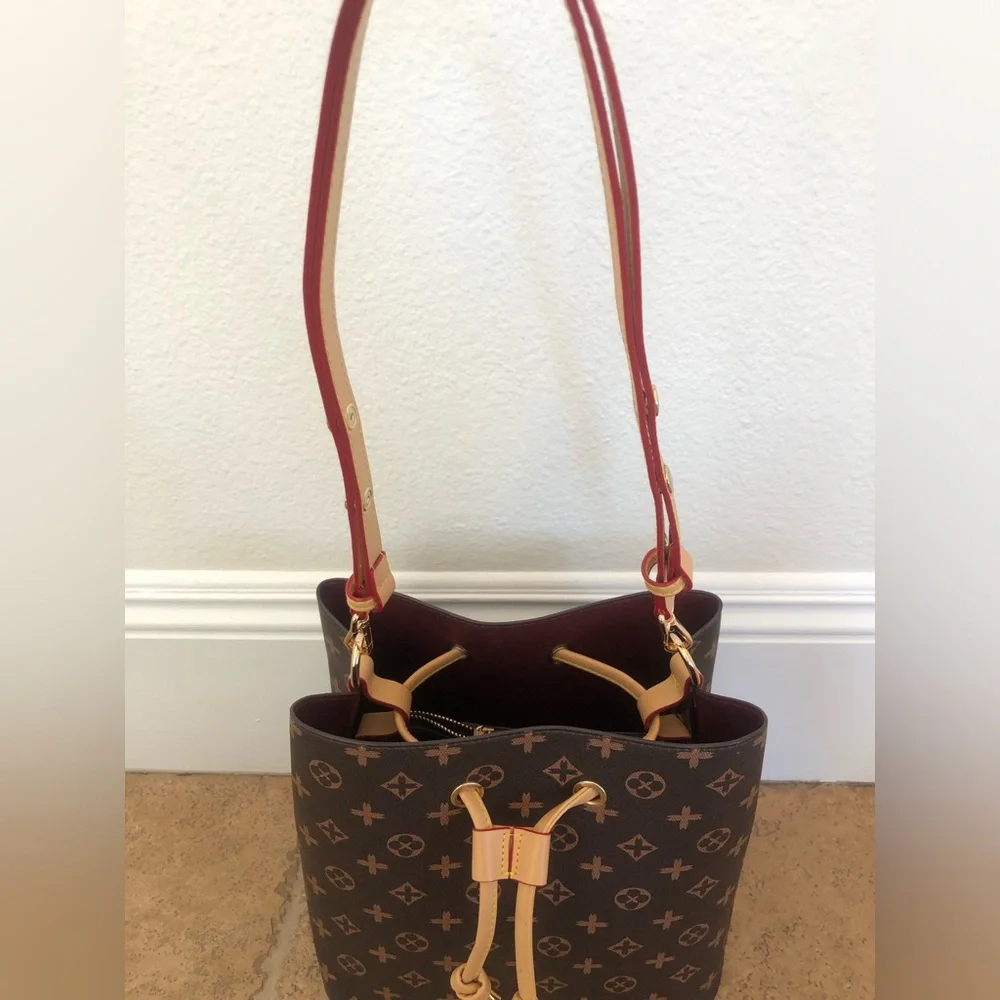 INSPIRED-BY MONOGRAM BUCKET BAG - DETACHABLE STRAP ( GOOD CONDITION)